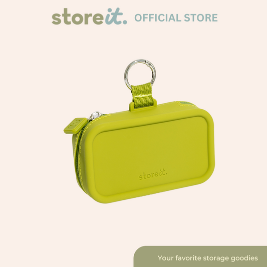 Mini Cloud Organizer Keychain - Matcha Green